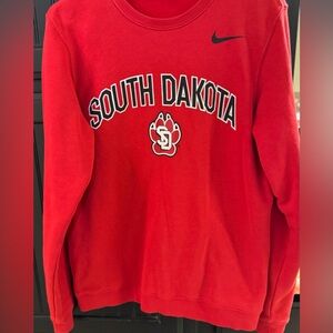 Nike Red South Dakota sweatshirt sz small like new